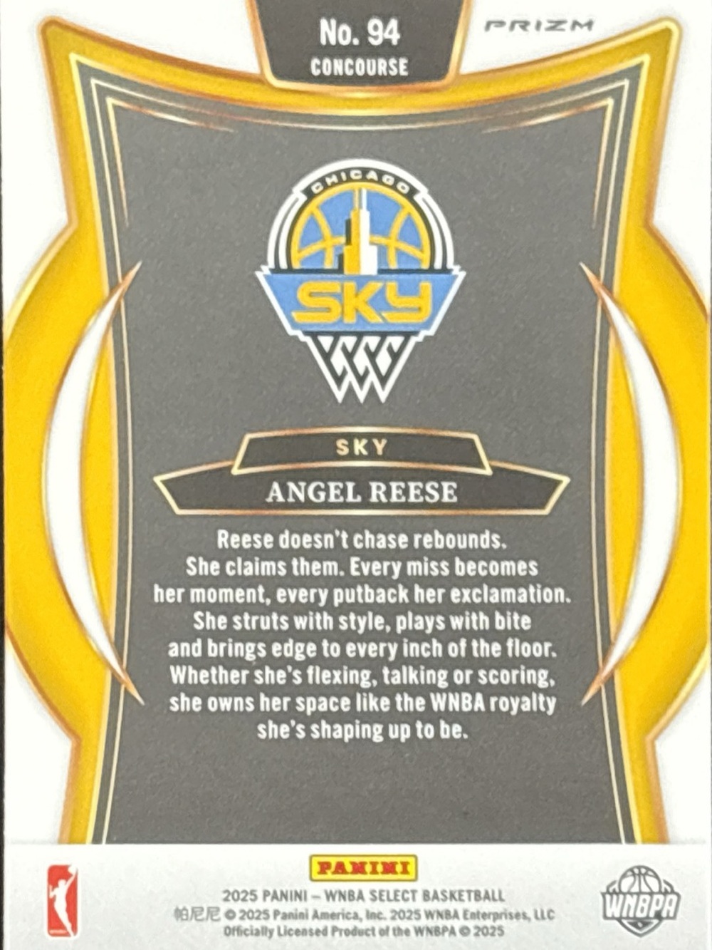 Panini Select Angel Reese Basketball Card - Prizm - Picture 2 of 2